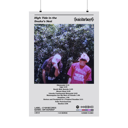 SuicideBoys High Tide in the Snake’s Nest Album Poster