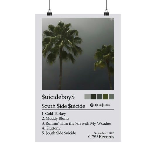 SuicideBoys South Side Suicide Album Poster