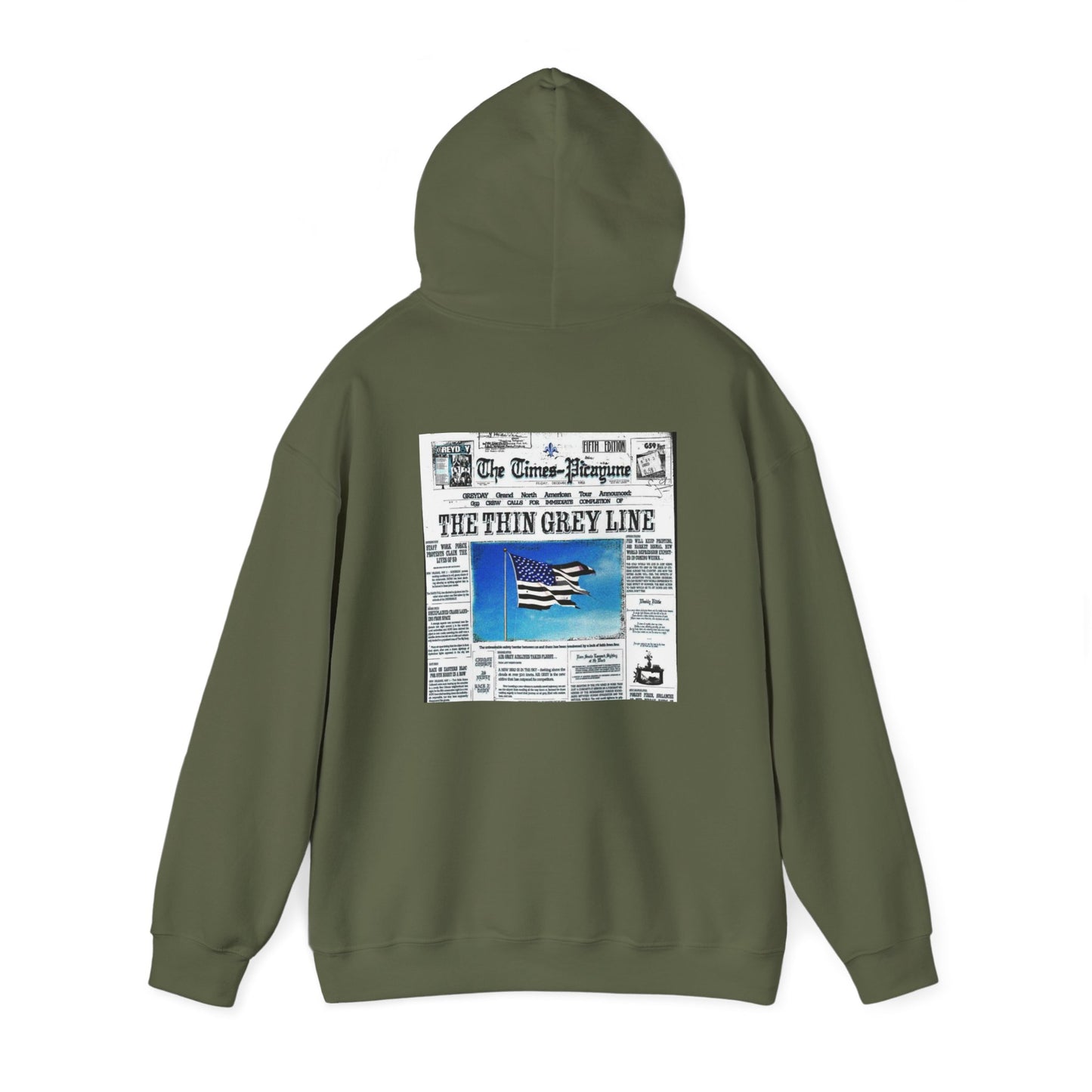 SuicideBoys The Thin Grey Line Single Cover Hoodie